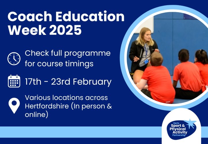 Coach Education Week - Filling up Fast!