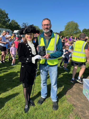 High Sheriff Celebrates National Volunteers Week with a Special parkrun Award