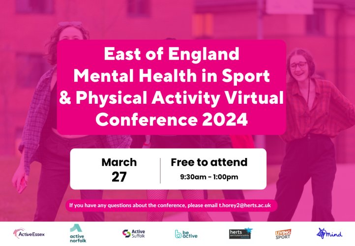 East of England Mental Health in Sport & Physical Activity Conference