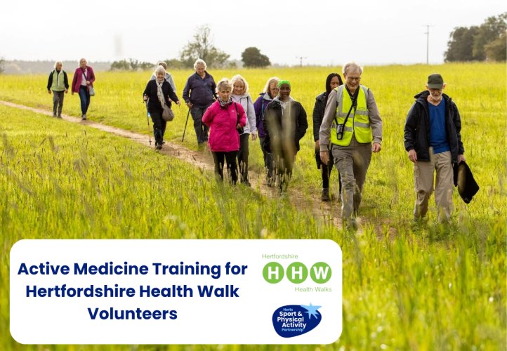 Funded Active Medicine Training for Hertfordshire Health Walk Volunteers