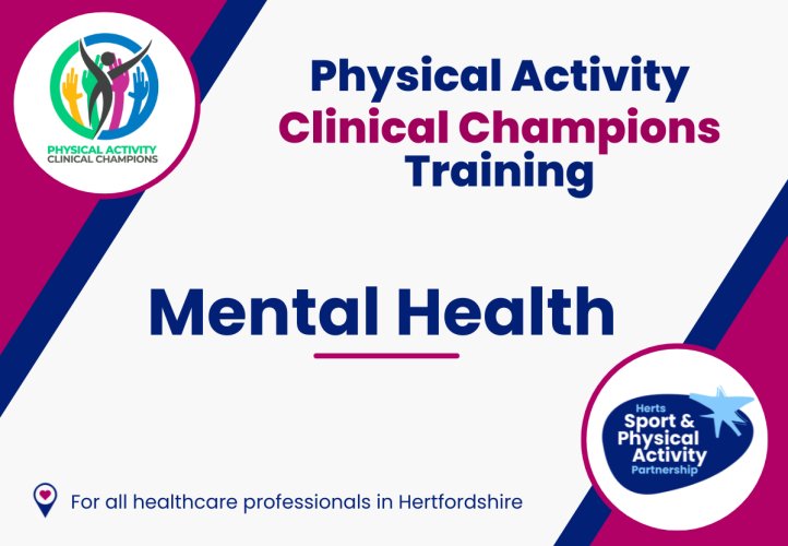 Physical Activity Clinical Champions (PACC) Training - Mental Health