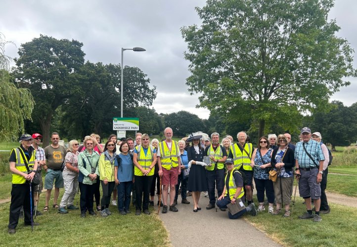 Gadebridge Park Health Walk Team Awarded High Sheriff Making a Difference Award