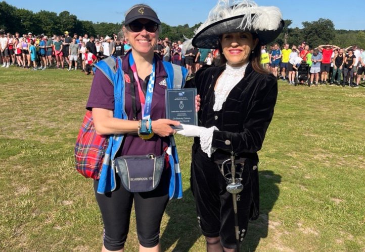 Cassiobury parkrun Stalwart Receives High Sheriff Award